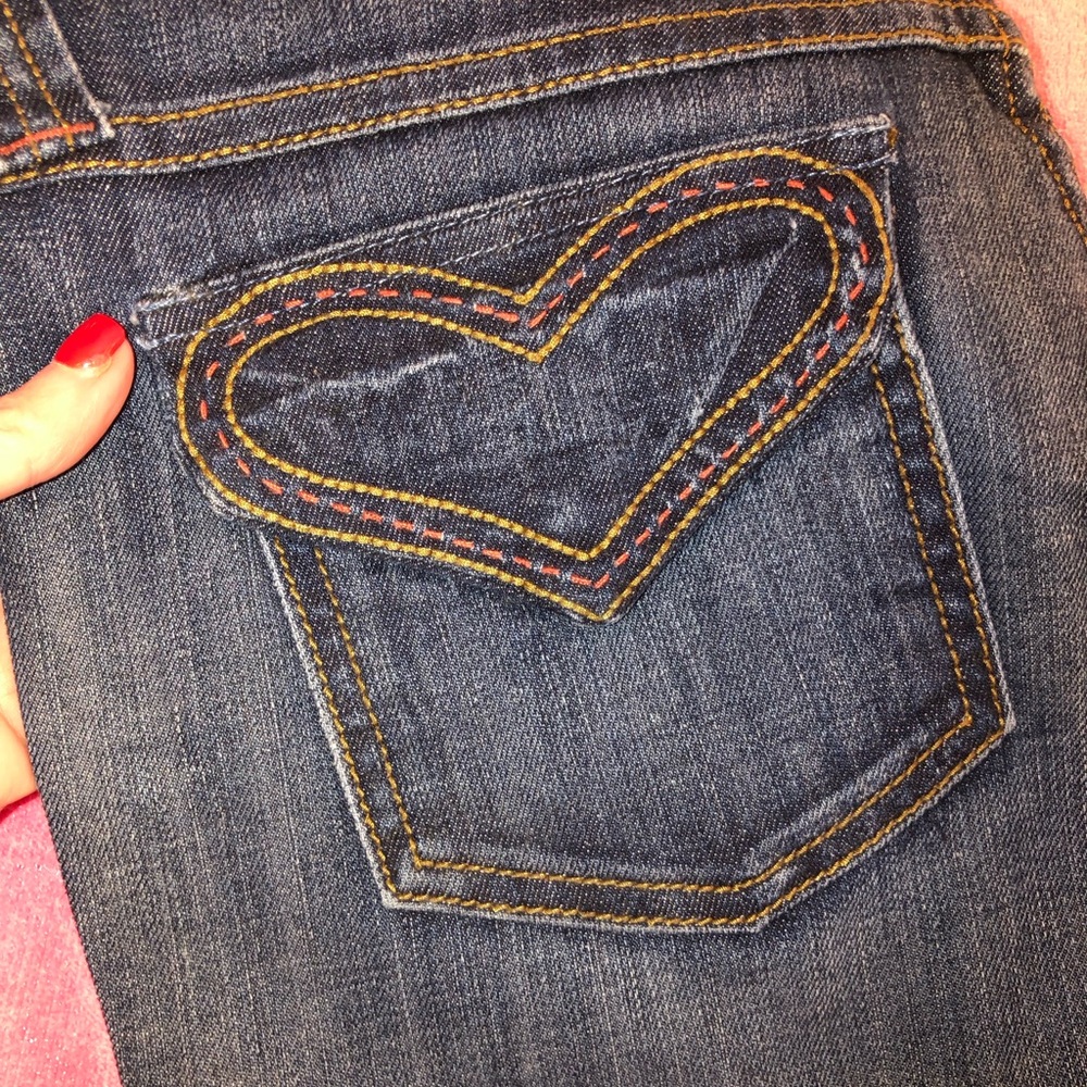 Rare vintage y2k Frankie B heart jeans - Picture 4 of 16